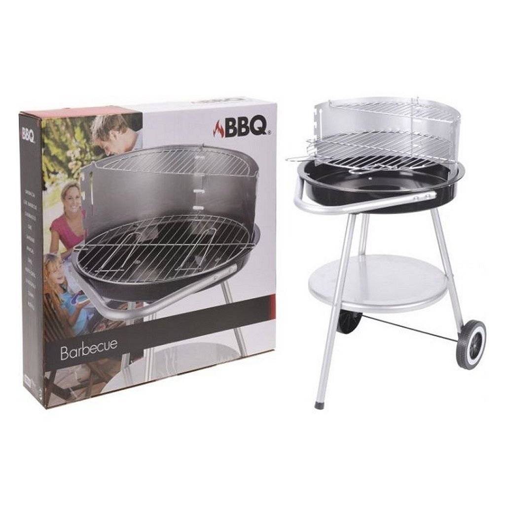 BBQ Barbecue 47x77 cm Zwart/RVS-1