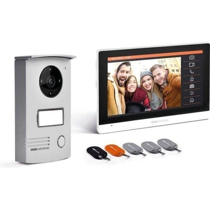 SCS SENTINEL VisioDoor 7+ RFID Bedrade Video Intercom - 7" Touchscreen - Nachtzicht-0