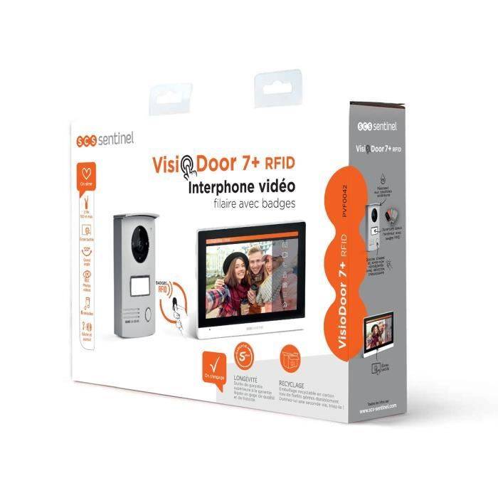 SCS SENTINEL VisioDoor 7+ RFID Bedrade Video Intercom - 7" Touchscreen - Nachtzicht-3