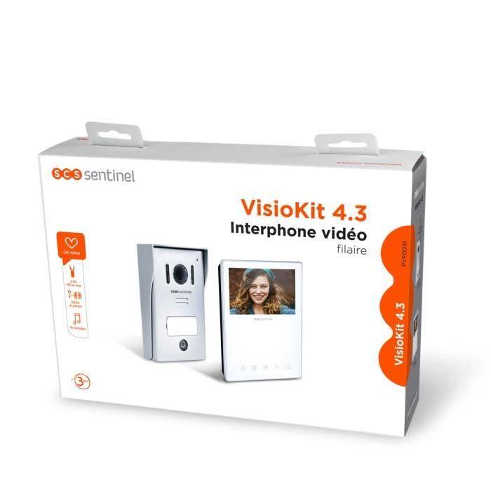 SCS SENTINEL Bedrade Video Intercom - 4,3" Scherm - Wit-4