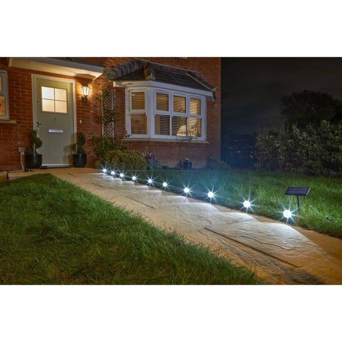 SMARDTV Zonne String Lights - Multi-spots 5 L - 10 Lampjes - Koel Wit - 5 Lumen-3