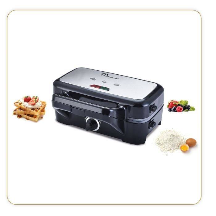 LITTLE BALANCE Wafelmaker - Speed'n Mixt - 1200W - 2 Platen-0