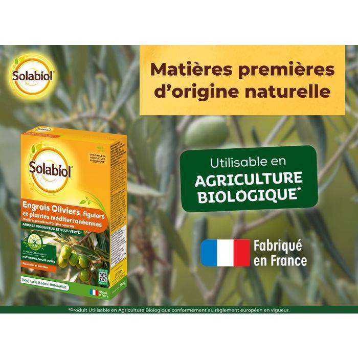 SOLABIOL Mest voor Olijf- en Mediterraanse Planten - 750 g-2