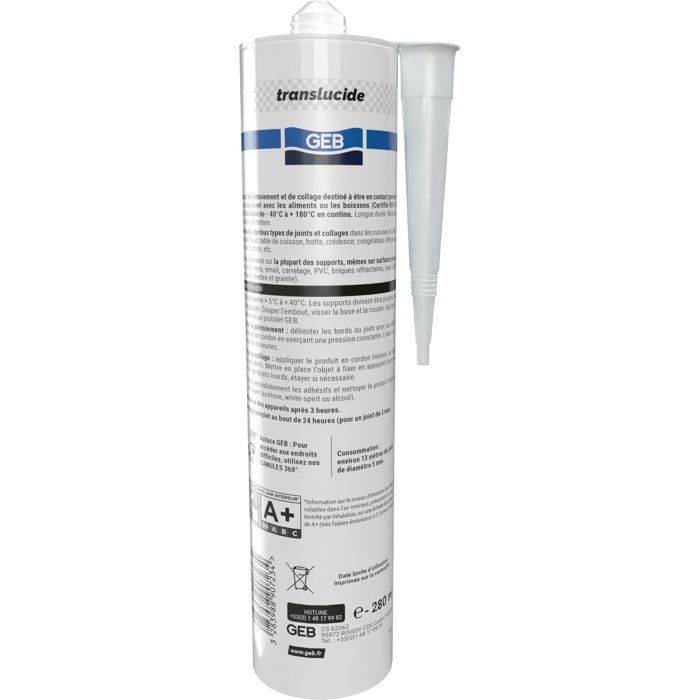 GEB Voedselveilige Silicone - Translucent - 310 ml-2