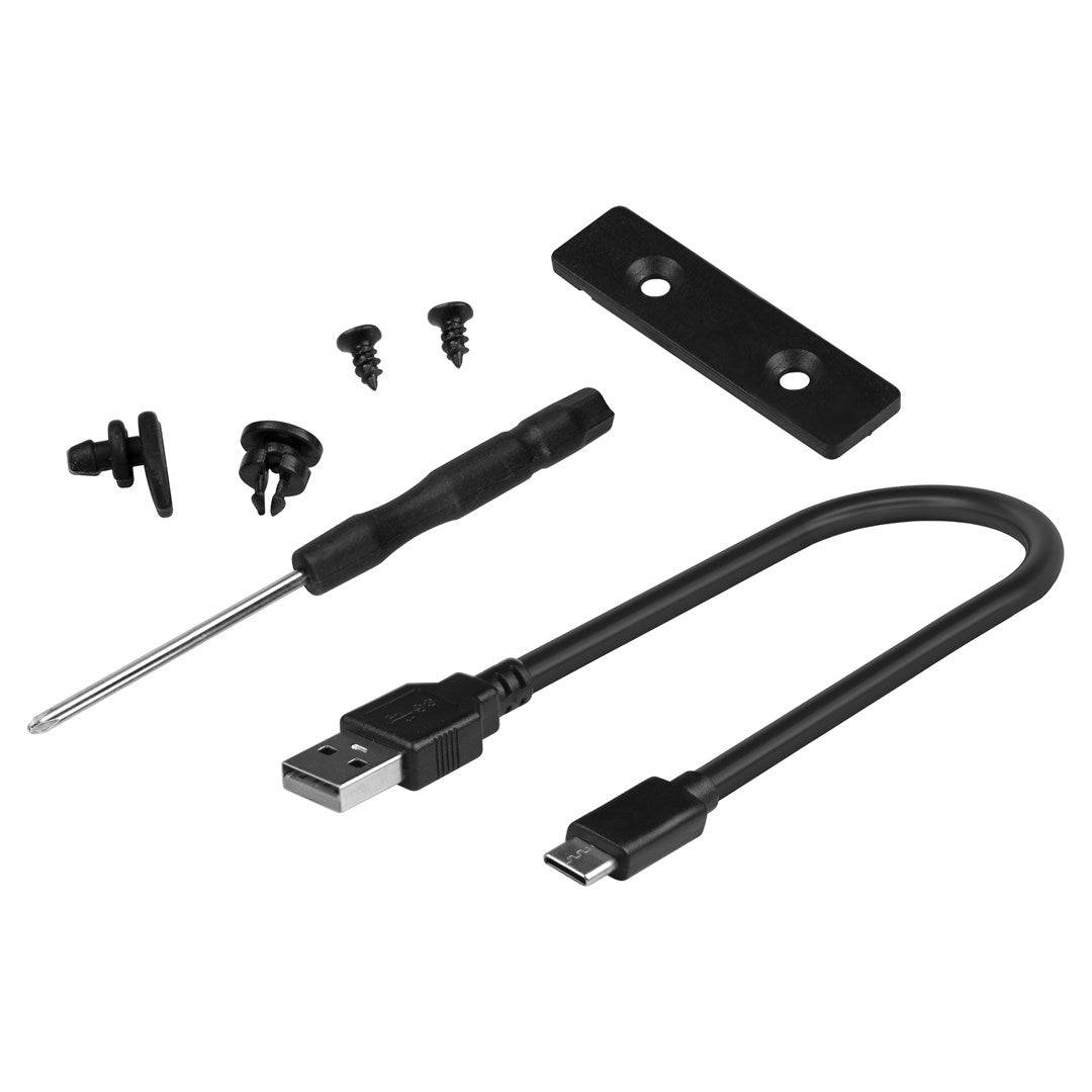 Savio AK-84 M.2 SSD Behuizing Zwart USB 3.1 Gen 2-3
