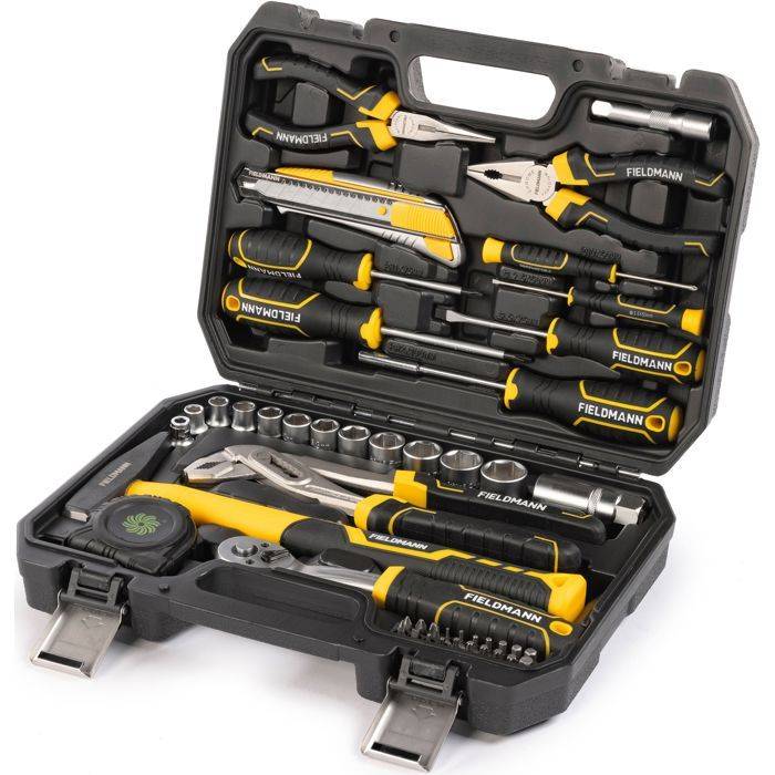 Fieldmann Dosing Sleutelset 47-delig - FDG 5023-47R - Inclusief 3/8" Ratelsleutel-0