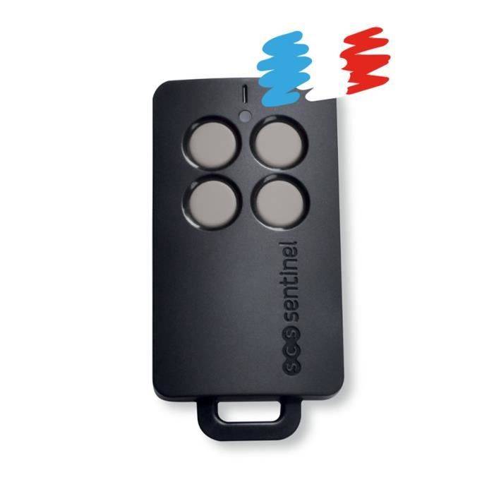 SCS SENTINEL 4-Kanaals Poortafstandsbediening met Rolling Code - 50 m Bereik, AAM0121-0