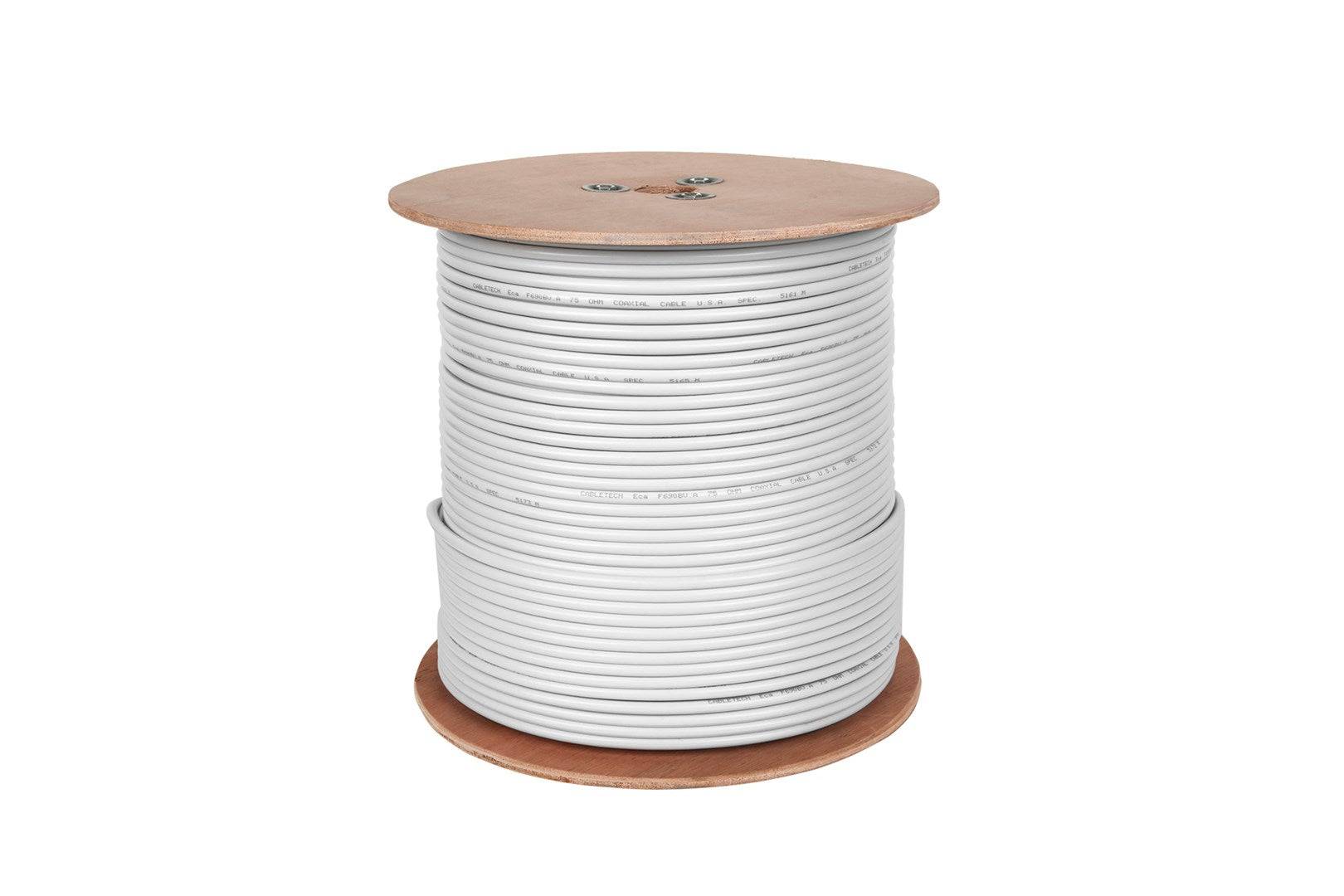CABLETECH F690BV Coaxkabel Wit 305 m LEC-KAB0009F-0