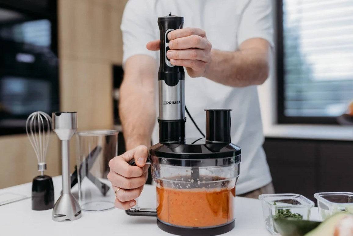 PRIME3 Handblender 1200W Ergonomisch Zwart/Zilver SHB71-2