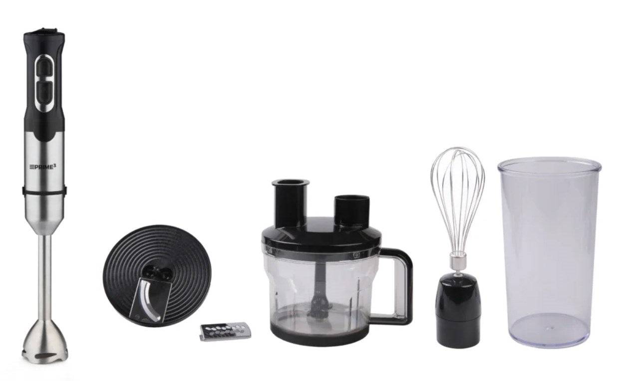 PRIME3 Handblender 1200W Ergonomisch Zwart/Zilver SHB71-3