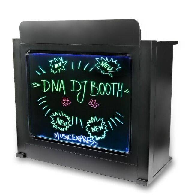 DJ BOOTH BK Draagbare DJ Booth Tafel RGB LED Achtergrondverlichting-0