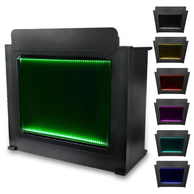 DJ BOOTH BK Draagbare DJ Booth Tafel RGB LED Achtergrondverlichting-1