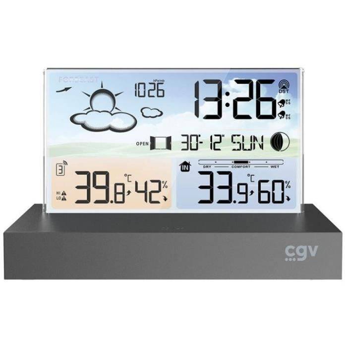 CGV Weerstation - METEOFLEX - Draadloos - Flatscreen - Model 19004-1