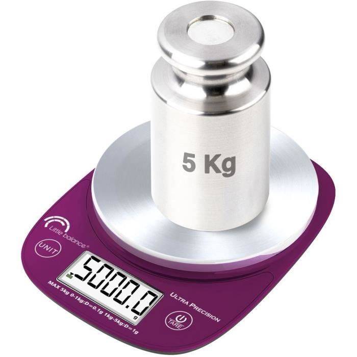 LITTLE BALANCE Keukenweegschaal LB 5000 Pro - 5 kg Capaciteit - Ultra-precies - USB-4