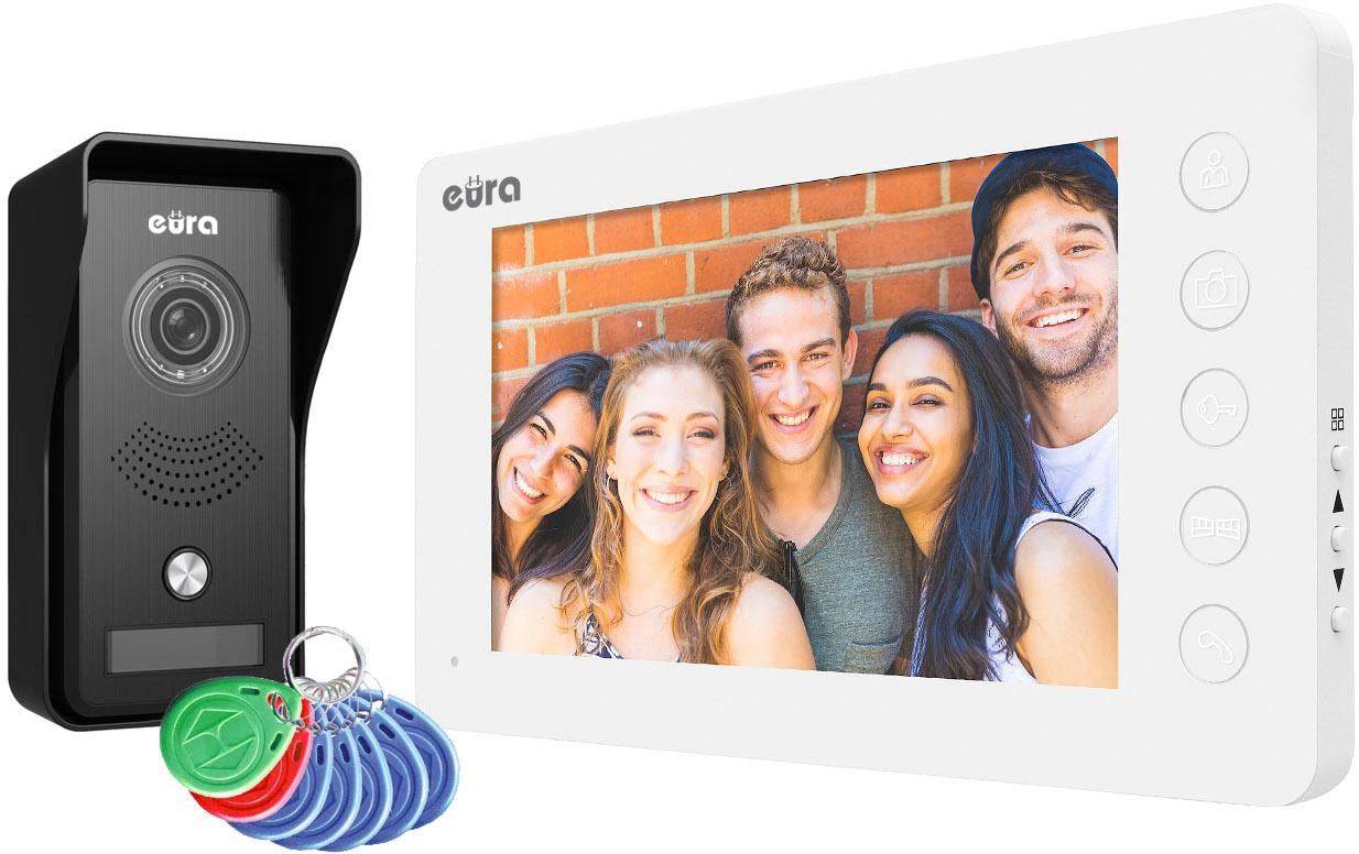 EURA Video Intercom Monitor 7" VDP-76A3 met RFID-lezer en afbeeldingsgeheugen-0