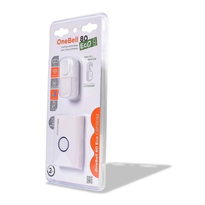 SCS SENTINEL OneBell 80 Eco - Batterijvrije Draadloze Insteek Deurbel-2
