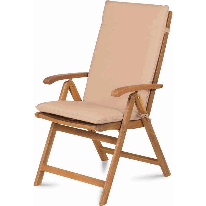 Fieldmann Verstelbare Stoelen - FDZN 4001-T - Tropisch Acaciahout - Rugleuning met 5 Posities-4
