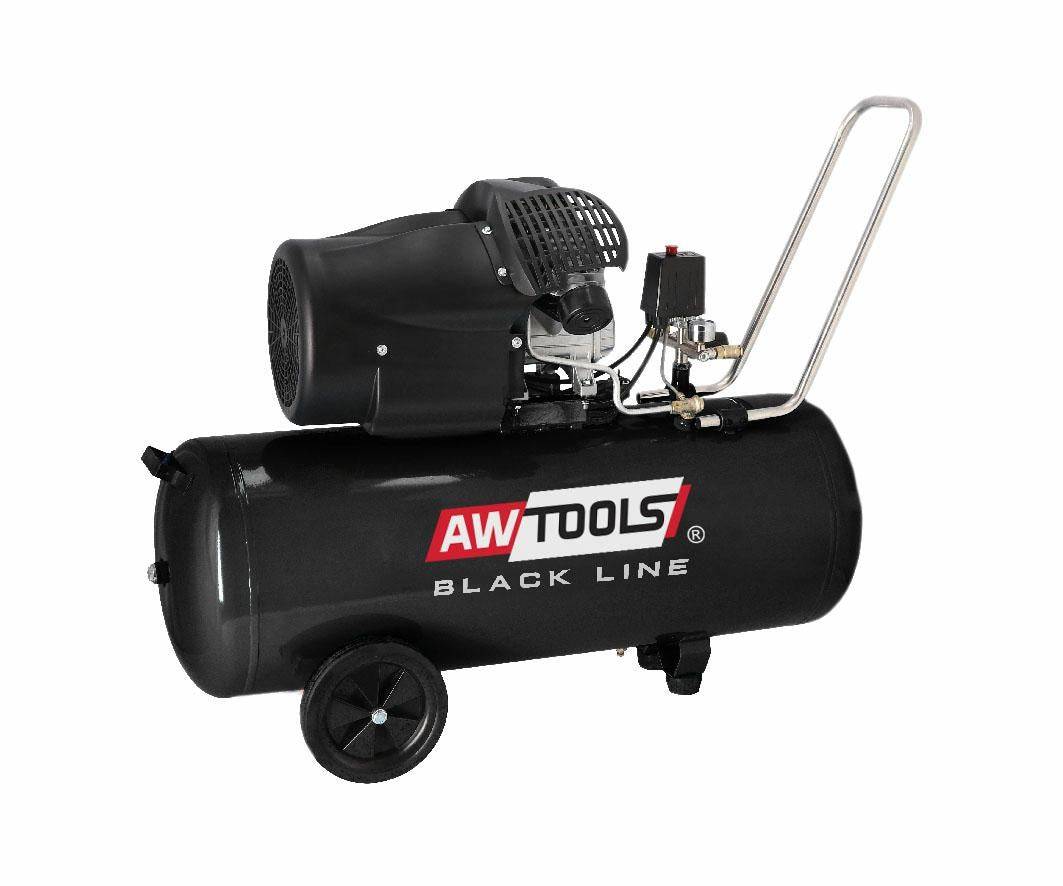 AWTOOLS Compressor AC100V 100 L 3,0PK Zwarte Lijn 3.0HP-0