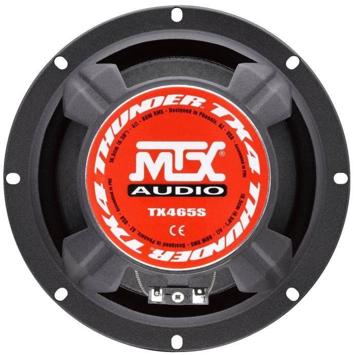 MTX TX465S 2-Wege Auto Luidsprekerset 16,5 cm 80W RMS 4 Neodymium Tweeters-2
