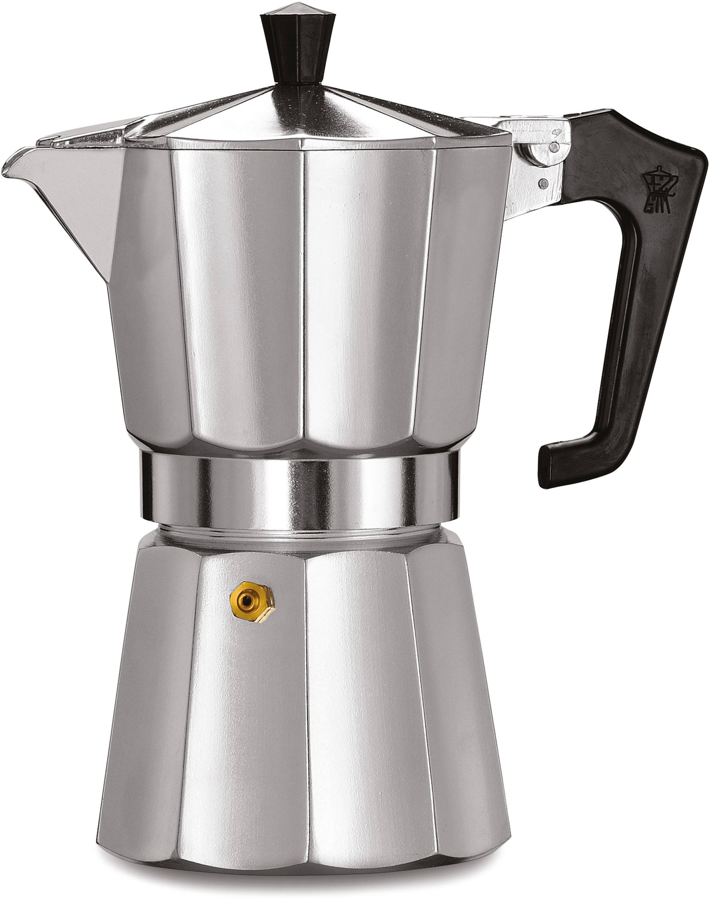 PEZZETTI Italiaanse Koffiemaker - ITALEXPRESS - Aluminium - 6 Kopjes - RVS-1