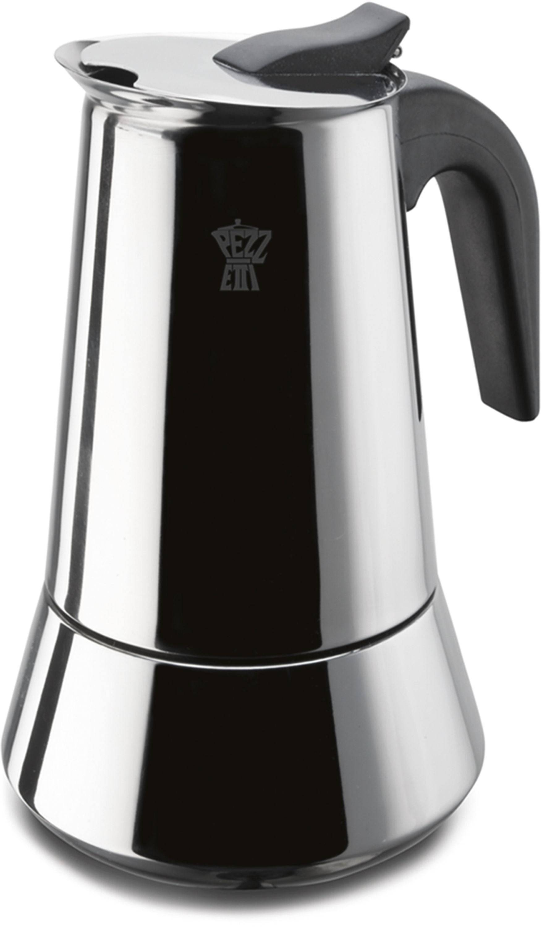 PEZZETTI Italiaanse Koffiemaker STEELEXPRESS RVS 10 kopjes Zilver-0