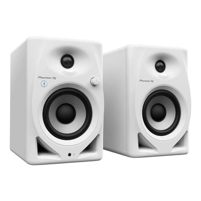 PIONEER DJ Paar DM-40D-BT-W Monitoren - Bluetooth - Bass Reflex - 2x19W - Wit-0