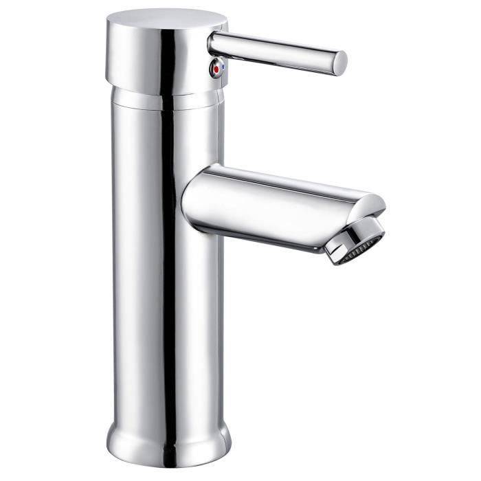 ROUSSEAU Dover Wastafelmengkraan - 40 mm Keramische Cartridge - Waterbesparend-0