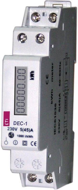 ETI Elektriciteitsmeter Modulair DEC-1 004804050 - 1000 g - 40 x 88 x 142 mm-0