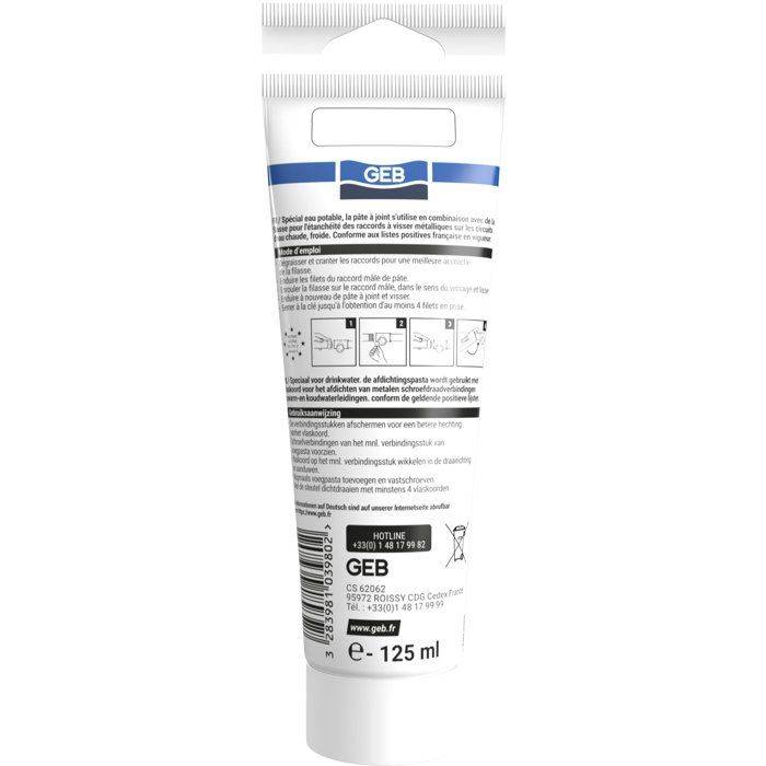 GEB Voegmiddel - Geschikt voor Drinkwater - 125 ml Tube-2