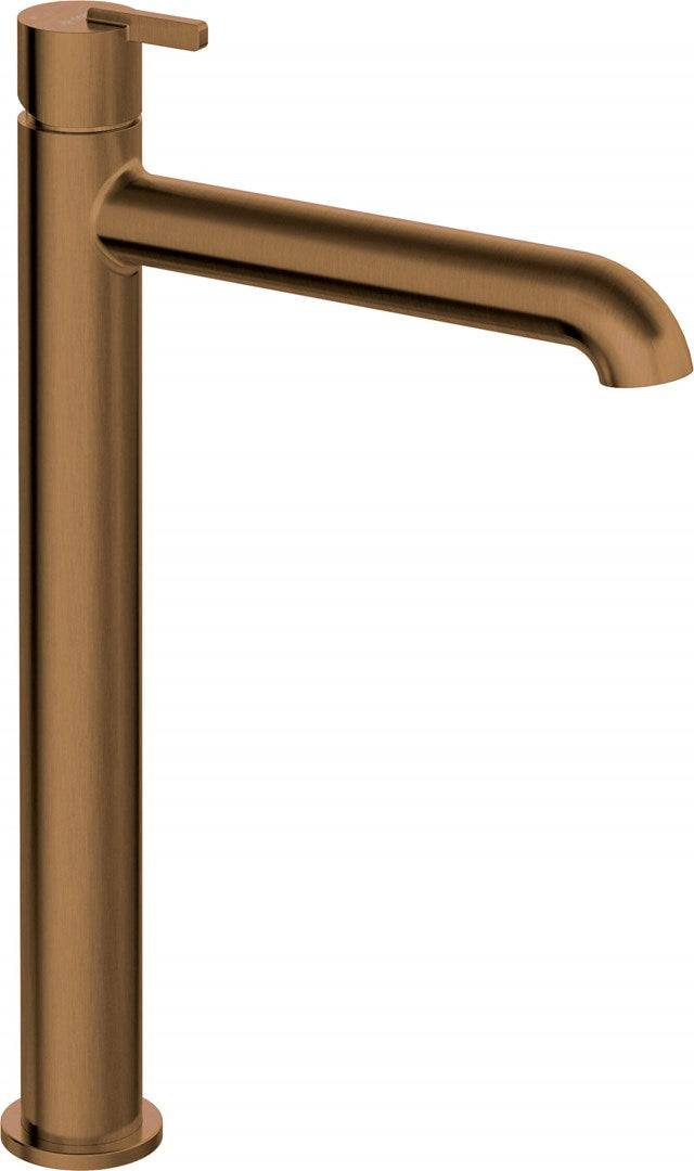 Deante Hoge Wastafelkraan Messing Geborsteld Brons 344 mm-0