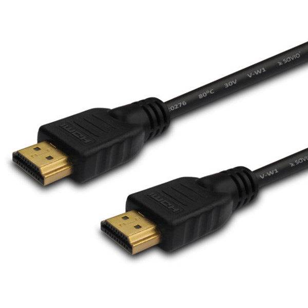 SAVIO HDMI Kabel (M) 20 m Zwart met Gouden Tips v1.4 ethernet/3D CL-75-0