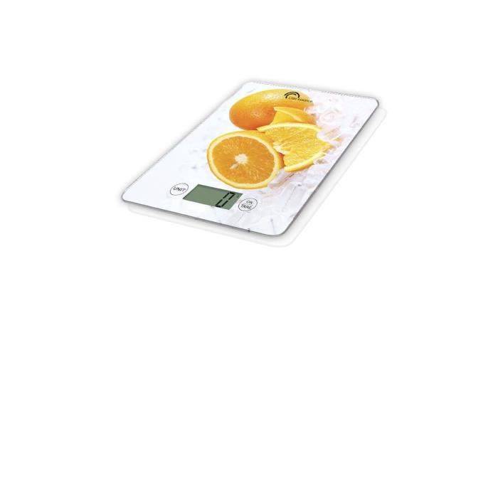 Keukenweegschaal Slim - Oranje - 5 kg/ 1 g-0