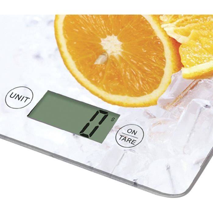 Keukenweegschaal Slim - Oranje - 5 kg/ 1 g-2