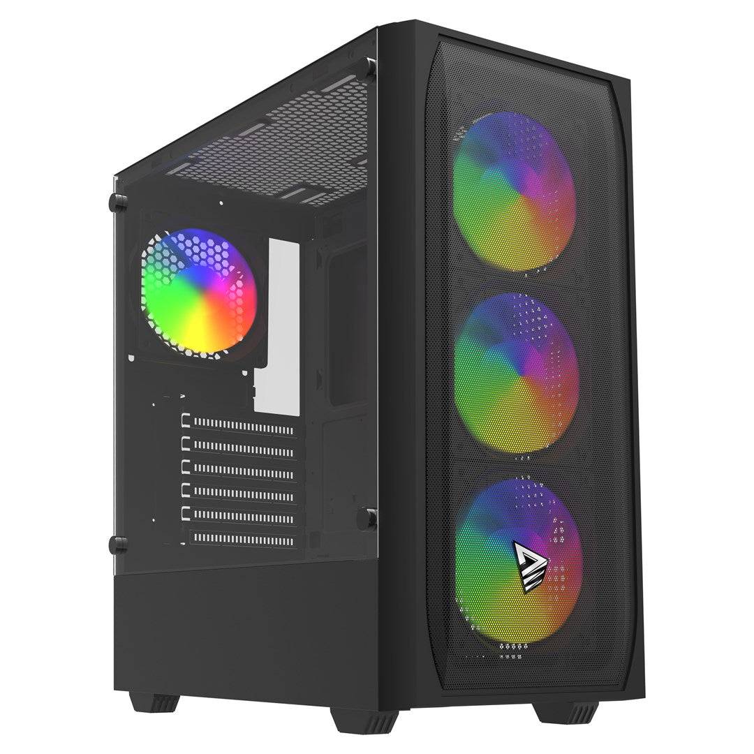 Savio Noctis Flow RGB Cube - Zwart-0