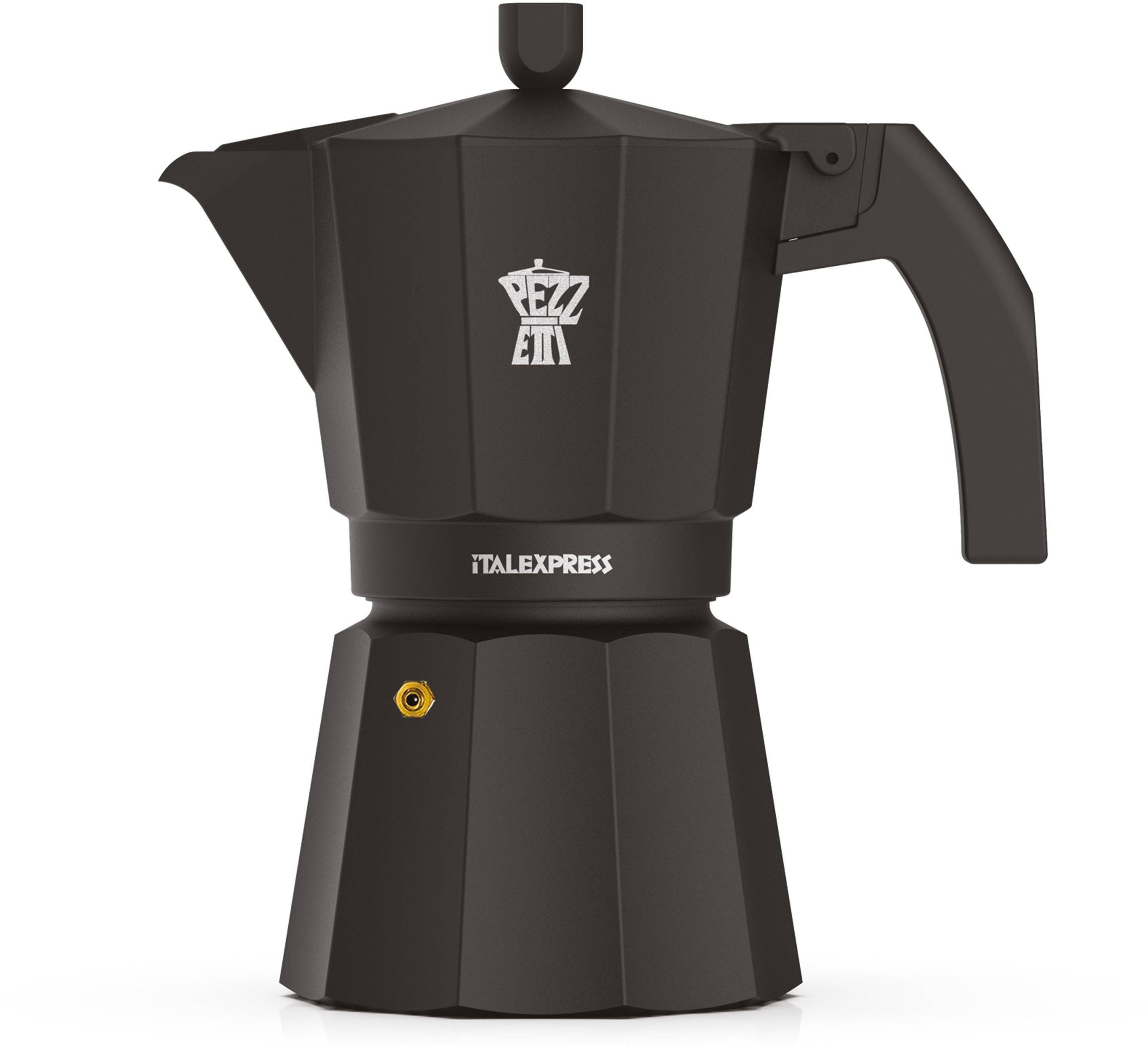 PEZZETTI Italiaanse Koffiemaker ITALEXPRESS Aluminium 6 kopjes Zwart-1