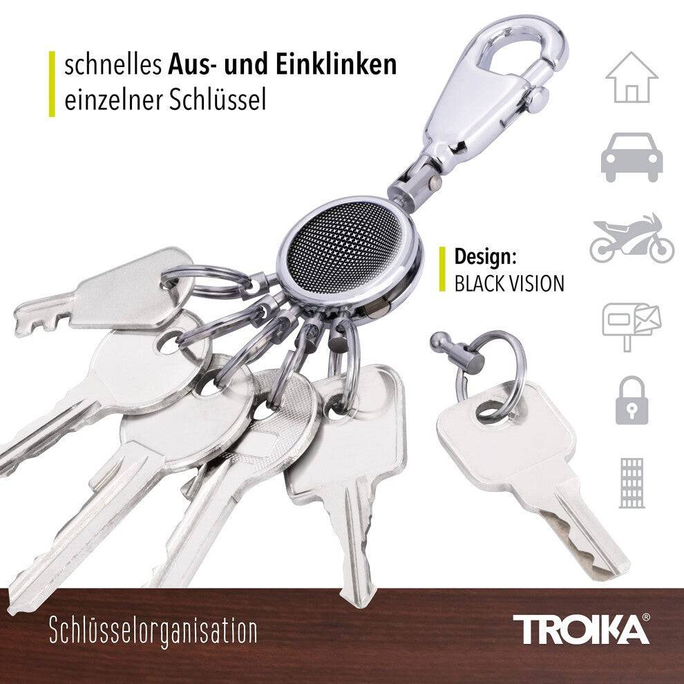 Troika Sleutelhanger ZWARTE VISIE (#KYR01-A161)-1