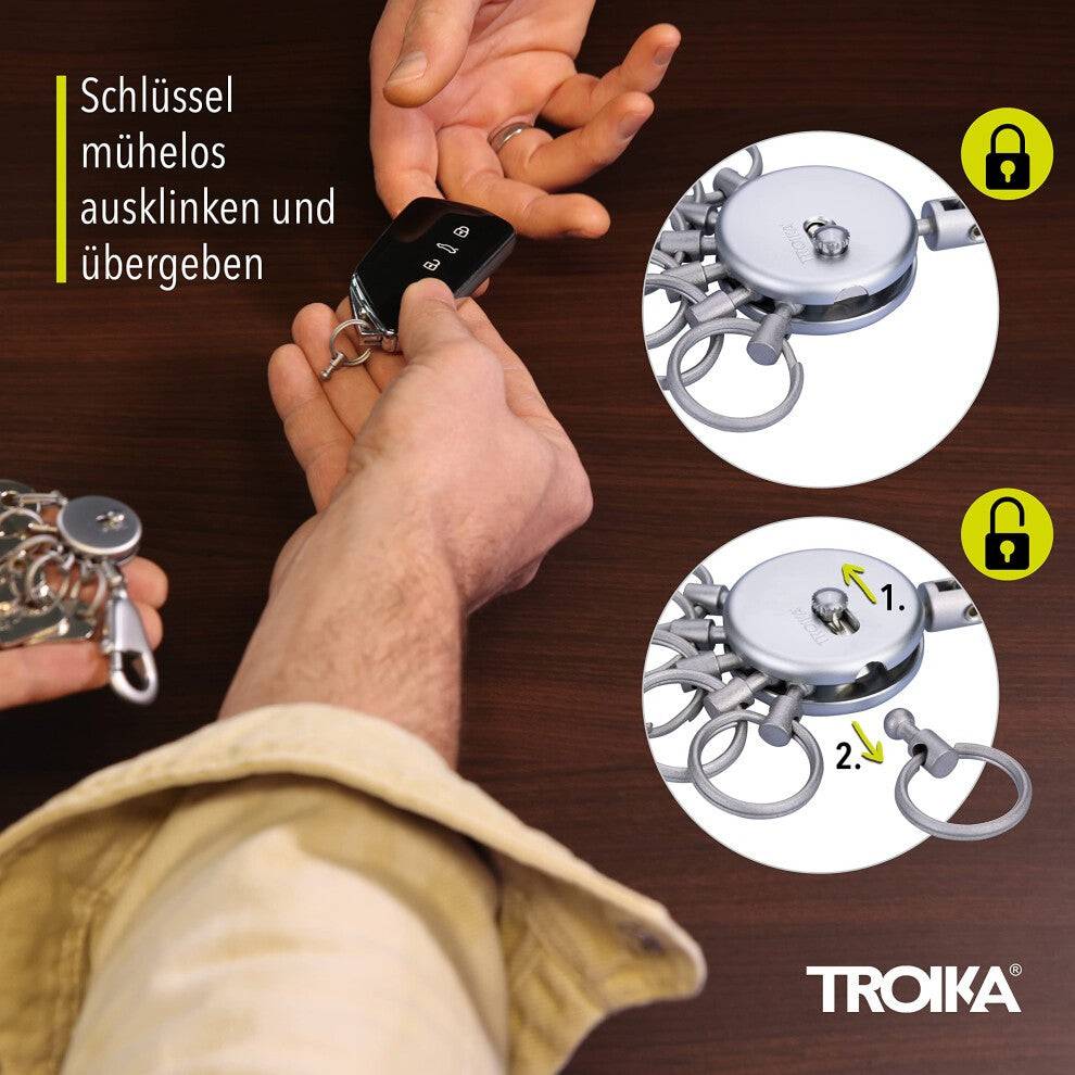 Troika Sleutelhanger ZWARTE VISIE (#KYR01-A161)-3