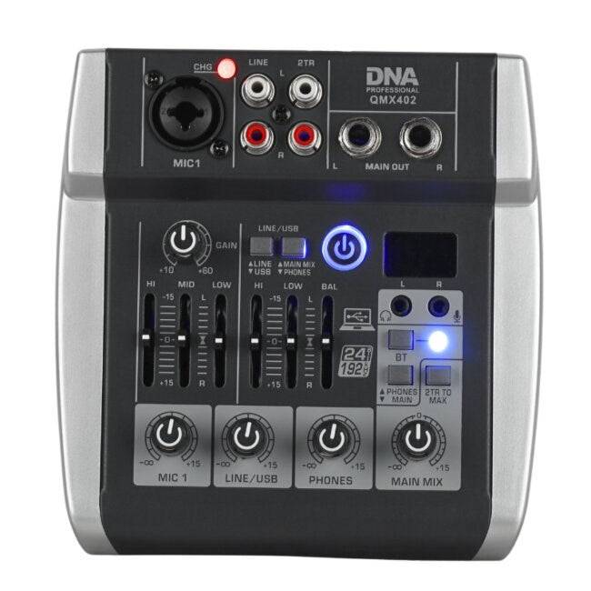 DNA QMX402 Analoge Mixer Bluetooth Oplaadbare Batterij-4
