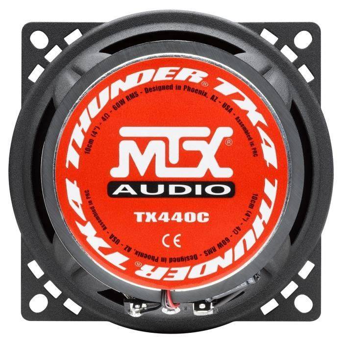 MTX TX440C 2-weg 10 cm 60W RMS Coaxiale Autospeakers-2