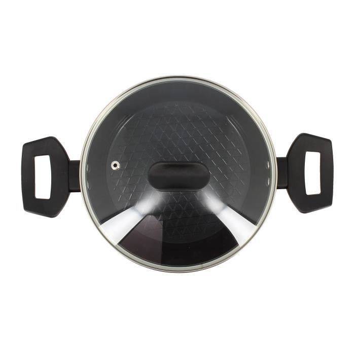 MENASTYL Braadpan - Gesmeed Aluminium - 20 cm - Zwart - 6020646-2