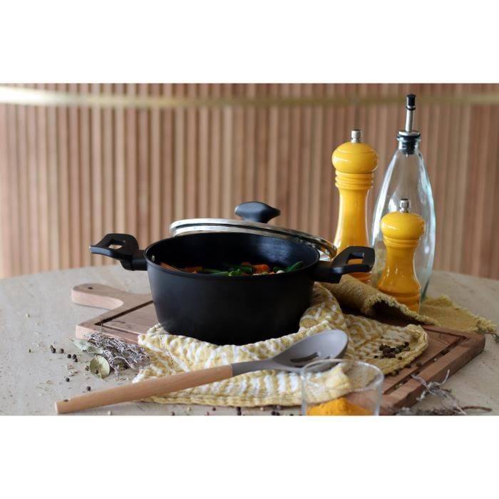 MENASTYL Braadpan - Gesmeed Aluminium - 20 cm - Zwart - 6020646-3