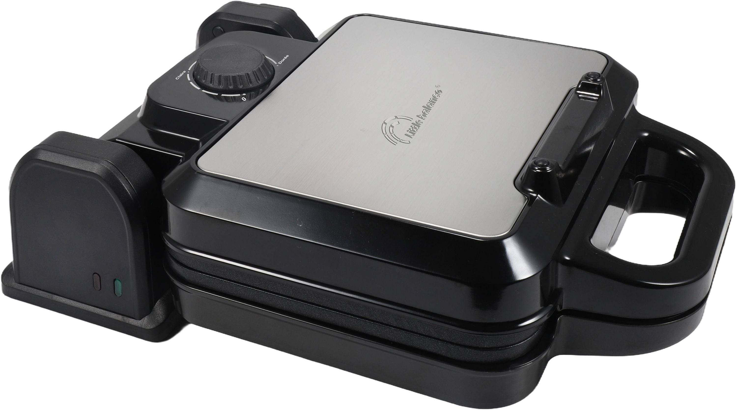 LITTLE BALANCE Wafelmaker - Flip Wafels - 1200W - 22 x 18 cm 22x18cm-2