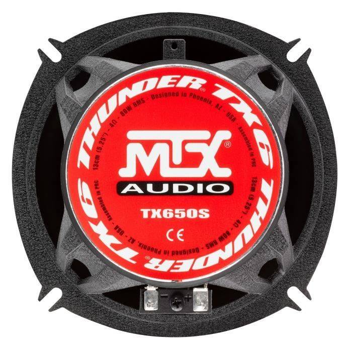 MTX AUDIO 2-Wege Set - 13 cm - 4Ω - 80 Wrms - Aluminium Behuizing-2