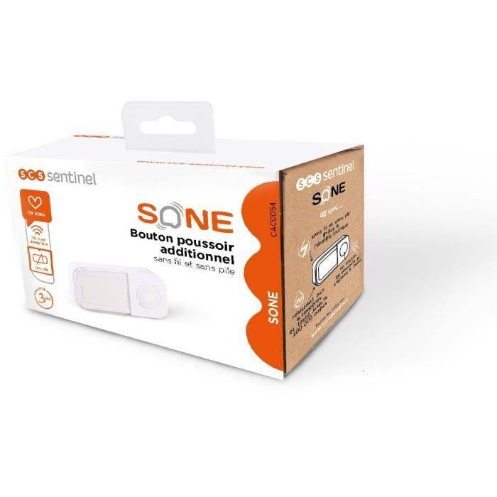 SCS SENTINEL Extra Drukknop - Draadloos Zonder Batterij - CAC0054-1