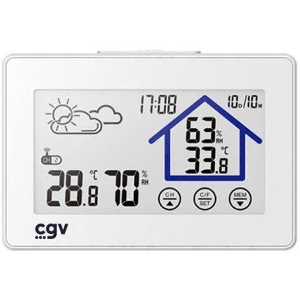 CGV Draadloos Weerstation - MY METEO-1BM - Touch Control - Klok en Kalender-1