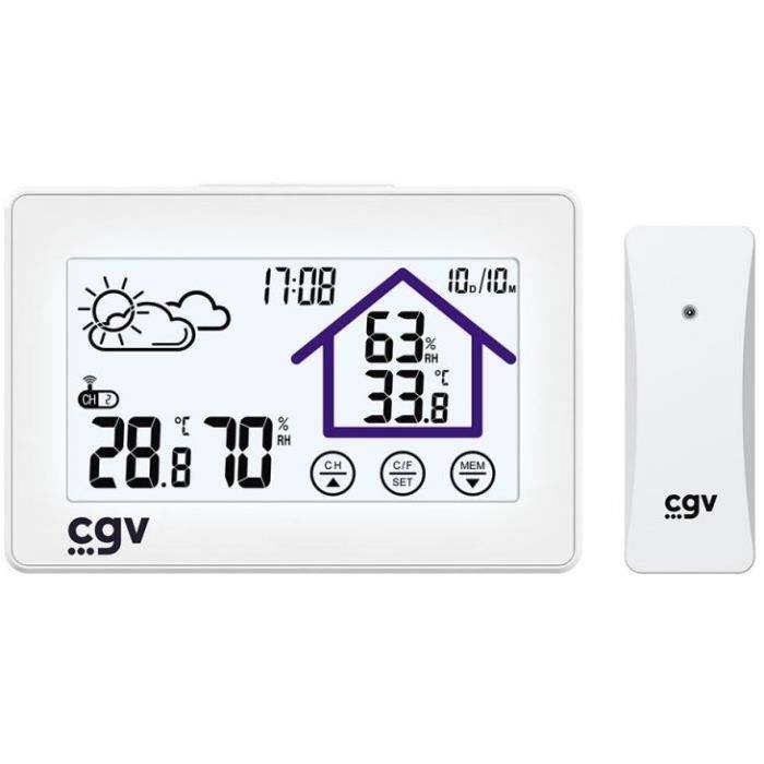 CGV Draadloos Weerstation - MY METEO-1BM - Touch Control - Klok en Kalender-2