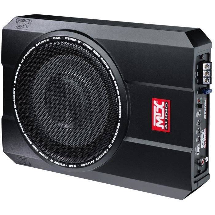 MTX RTU8P Powered Subwoofer - 20 cm 150W RMS - EBC Afstandsbediening-0