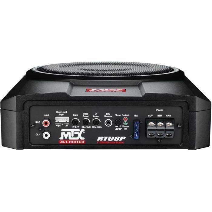 MTX RTU8P Powered Subwoofer - 20 cm 150W RMS - EBC Afstandsbediening-3