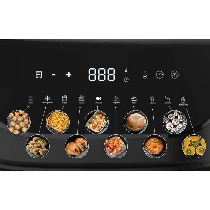 LITTLE BALANCE Airfryer - Crousty Light XL - 7 L - 1600W-1