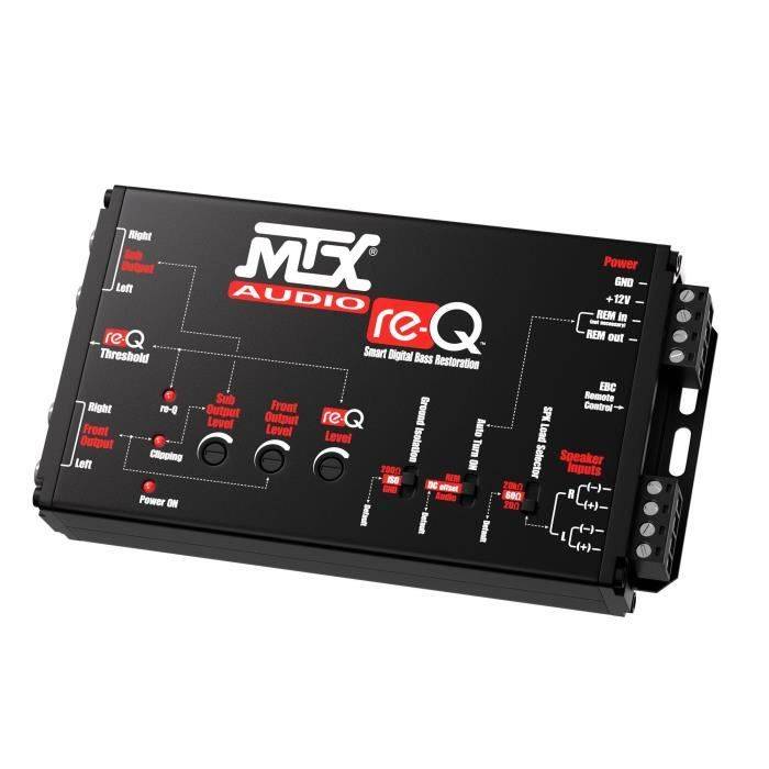 MTX AUDIO High-End Processor Hoog-niveau Ingangen naar RCA Uitgangen - re-Q-1